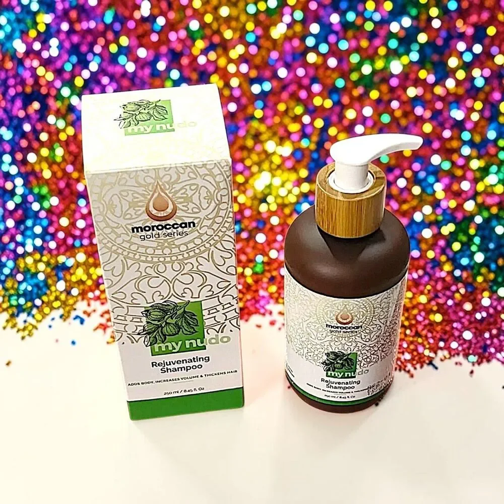 Moroccan Gold Series My NuDo Rejuvenating Shampoo New In Box 8.45 oz MSRP $60